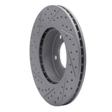 R1 Concepts 1991-2006 BMW 328i Front Right Drilled & Slotted Geoperformance Rotor by R1 Concepts 830-31027R