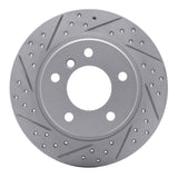 R1 Concepts 1991-1999 BMW 318I Rear Right Drilled & Slotted Geoperformance Rotor by R1 Concepts 830-31028R