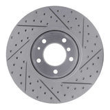 R1 Concepts 1991-2001 BMW 850ci Front Right Drilled & Slotted Geoperformance Rotor by R1 Concepts 830-31029R