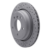 R1 Concepts 1996-2003 BMW 525i (USA/Canada) Rear Left Drilled & Slotted Geoperformance Rotor by R1 Concepts 830-31044L