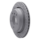 R1 Concepts 1996-2003 BMW 530i Rear Right Drilled & Slotted Geoperformance Rotor by R1 Concepts 830-31044R
