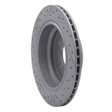 R1 Concepts 1996-2003 BMW 530i Rear Right Drilled & Slotted Geoperformance Rotor by R1 Concepts 830-31044R