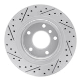 R1 Concepts 1999-2006 BMW 325i (USA/Canada) Rear Right Drilled & Slotted Geoperformance Rotor by R1 Concepts 830-31047R