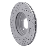 R1 Concepts 2001-2008 BMW 330i Front Right Drilled & Slotted Geoperformance Rotor by R1 Concepts 830-31048R