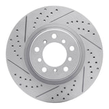 R1 Concepts 2001-2006 BMW M3 Right Front Drilled & Slotted Geoperformance Rotor by R1 Concepts 830-31055D