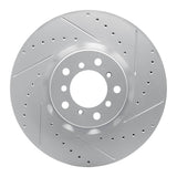 R1 Concepts 2000-2003 BMW M5 Left Front Drilled & Slotted Geoperformance Rotor by R1 Concepts 830-31056D
