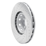 R1 Concepts 2000-2003 BMW M5 Left Front Drilled & Slotted Geoperformance Rotor by R1 Concepts 830-31056D