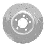 Dynamic Friction 2002-2008 BMW 760Li Front Left Drilled & Slotted Geoperformance Rotor by Dynamic Friction Company 830-31058L