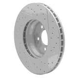 Dynamic Friction 2002-2008 BMW 760Li Front Left Drilled & Slotted Geoperformance Rotor by Dynamic Friction Company 830-31058L