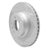Dynamic Friction 2002-2008 BMW 760Li Front Right Drilled & Slotted Geoperformance Rotor by Dynamic Friction Company 830-31058R
