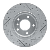 Dynamic Friction 2003-2008 BMW Z4 Rear Left Drilled & Slotted Geoperformance Rotor by Dynamic Friction Company 830-31061L