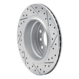 Dynamic Friction 2003-2008 BMW Z4 Rear Left Drilled & Slotted Geoperformance Rotor by Dynamic Friction Company 830-31061L