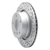 Dynamic Friction 2003-2008 BMW Z4 Rear Right Drilled & Slotted Geoperformance Rotor by Dynamic Friction Company 830-31061R