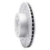 Dynamic Friction 2004-2010 BMW 528i Xdrive Front Left Drilled & Slotted Geoperformance Rotor by Dynamic Friction Company 830-31062L