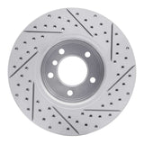 Dynamic Friction 2004-2010 BMW 528i Xdrive Front Left Drilled & Slotted Geoperformance Rotor by Dynamic Friction Company 830-31062L