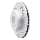 Dynamic Friction 2004-2010 BMW 525Xi Front Right Drilled & Slotted Geoperformance Rotor by Dynamic Friction Company 830-31062R