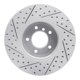 Dynamic Friction 2004-2010 BMW 525Xi Front Right Drilled & Slotted Geoperformance Rotor by Dynamic Friction Company 830-31062R