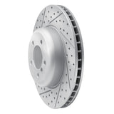 Dynamic Friction 2004-2010 BMW 645Ci Front Left Drilled & Slotted Geoperformance Rotor by Dynamic Friction Company 830-31063L