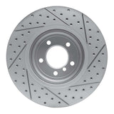 Dynamic Friction 2004-2010 BMW 645Ci Front Left Drilled & Slotted Geoperformance Rotor by Dynamic Friction Company 830-31063L