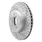Dynamic Friction 2004-2010 BMW 645Ci Front Right Drilled & Slotted Geoperformance Rotor by Dynamic Friction Company 830-31063R