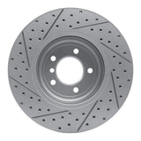 Dynamic Friction 2004-2010 BMW 645Ci Front Right Drilled & Slotted Geoperformance Rotor by Dynamic Friction Company 830-31063R