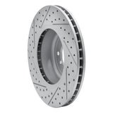 Dynamic Friction 2004-2010 BMW 645Ci Front Right Drilled & Slotted Geoperformance Rotor by Dynamic Friction Company 830-31063R