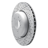 Dynamic Friction 2004-2010 BMW 645Ci Rear Left Drilled & Slotted Geoperformance Rotor by Dynamic Friction Company 830-31064L