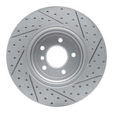 Dynamic Friction 2004-2010 BMW 645Ci Rear Left Drilled & Slotted Geoperformance Rotor by Dynamic Friction Company 830-31064L
