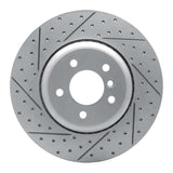 Dynamic Friction 2004-2010 BMW 645Ci Rear Left Drilled & Slotted Geoperformance Rotor by Dynamic Friction Company 830-31064L