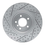 Dynamic Friction 2004-2010 BMW 535I Rear Right Drilled & Slotted Geoperformance Rotor by Dynamic Friction Company 830-31064R