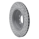 Dynamic Friction 2004-2010 BMW 525i (Mexico) Rear Left Drilled & Slotted Geoperformance Rotor by Dynamic Friction Company 830-31066L