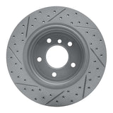 Dynamic Friction 2004-2010 BMW 528i Rear Right Drilled & Slotted Geoperformance Rotor by Dynamic Friction Company 830-31066R