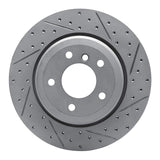 Dynamic Friction 2004-2010 BMW 528i Rear Right Drilled & Slotted Geoperformance Rotor by Dynamic Friction Company 830-31066R