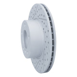 Dynamic Friction 2006-2013 BMW 128i Front Left Drilled & Slotted Geoperformance Rotor by Dynamic Friction Company 830-31067L