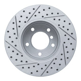 Dynamic Friction 2006-2013 BMW 325i (Mexico) Front Right Drilled & Slotted Geoperformance Rotor by Dynamic Friction Company 830-31067R