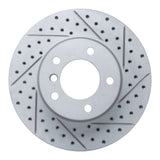 Dynamic Friction 2006-2013 BMW 325i (Mexico) Front Right Drilled & Slotted Geoperformance Rotor by Dynamic Friction Company 830-31067R