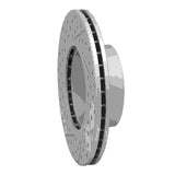 Dynamic Friction 2006-2013 BMW 325i (Mexico) Front Right Drilled & Slotted Geoperformance Rotor by Dynamic Friction Company 830-31067R