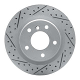 Dynamic Friction 2006-2013 BMW 328i Rwd Rear Left Drilled & Slotted Geoperformance Rotor by Dynamic Friction Company 830-31068L