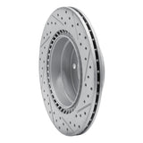 Dynamic Friction 2006-2013 BMW 328i Rwd Rear Left Drilled & Slotted Geoperformance Rotor by Dynamic Friction Company 830-31068L