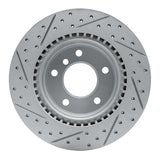 Dynamic Friction 2006-2013 BMW 325i (Mexico) Rear Right Drilled & Slotted Geoperformance Rotor by Dynamic Friction Company 830-31068R