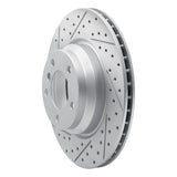 Dynamic Friction 2006-2012 BMW X1 (USA/Canada) Front Left Drilled & Slotted Geoperformance Rotor by Dynamic Friction Company 830-31069L