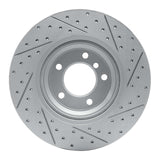 Dynamic Friction 2006-2012 BMW X1 (USA/Canada) Front Left Drilled & Slotted Geoperformance Rotor by Dynamic Friction Company 830-31069L