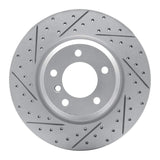 Dynamic Friction 2006-2012 BMW X1 (USA/Canada) Front Left Drilled & Slotted Geoperformance Rotor by Dynamic Friction Company 830-31069L