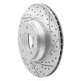 Dynamic Friction 2006-2012 BMW 330xi Front Right Drilled & Slotted Geoperformance Rotor by Dynamic Friction Company 830-31069R