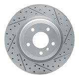 Dynamic Friction 2006-2015 BMW 330i Rear Right Drilled & Slotted Geoperformance Rotor by Dynamic Friction Company 830-31070R