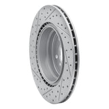 Dynamic Friction 2006-2015 BMW 330i Rear Right Drilled & Slotted Geoperformance Rotor by Dynamic Friction Company 830-31070R