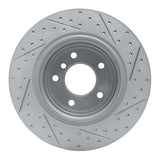 Dynamic Friction 2006-2010 BMW 535Xi Rear Left Drilled & Slotted Geoperformance Rotor by Dynamic Friction Company 830-31075L