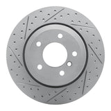Dynamic Friction 2006-2010 BMW 535Xi Rear Left Drilled & Slotted Geoperformance Rotor by Dynamic Friction Company 830-31075L
