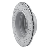 Dynamic Friction 2006-2010 BMW 535Xi Rear Left Drilled & Slotted Geoperformance Rotor by Dynamic Friction Company 830-31075L