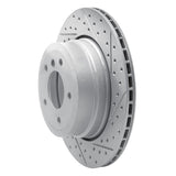Dynamic Friction 2006-2010 BMW 530Xi Rear Right Drilled & Slotted Geoperformance Rotor by Dynamic Friction Company 830-31075R